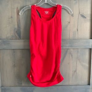 Athleta Red Speedlight seamless tank